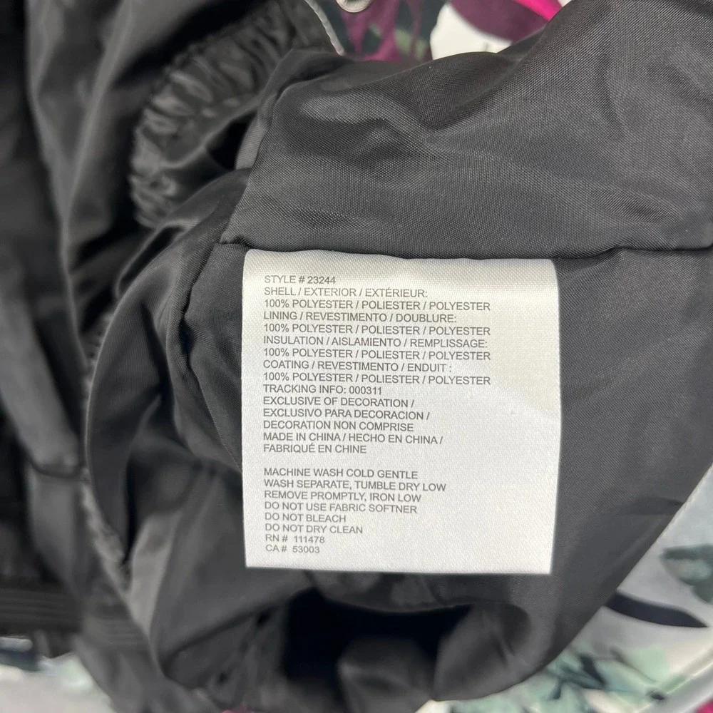 Arctix Blizzard Ski Jacket Womens Small Floral‎ Print